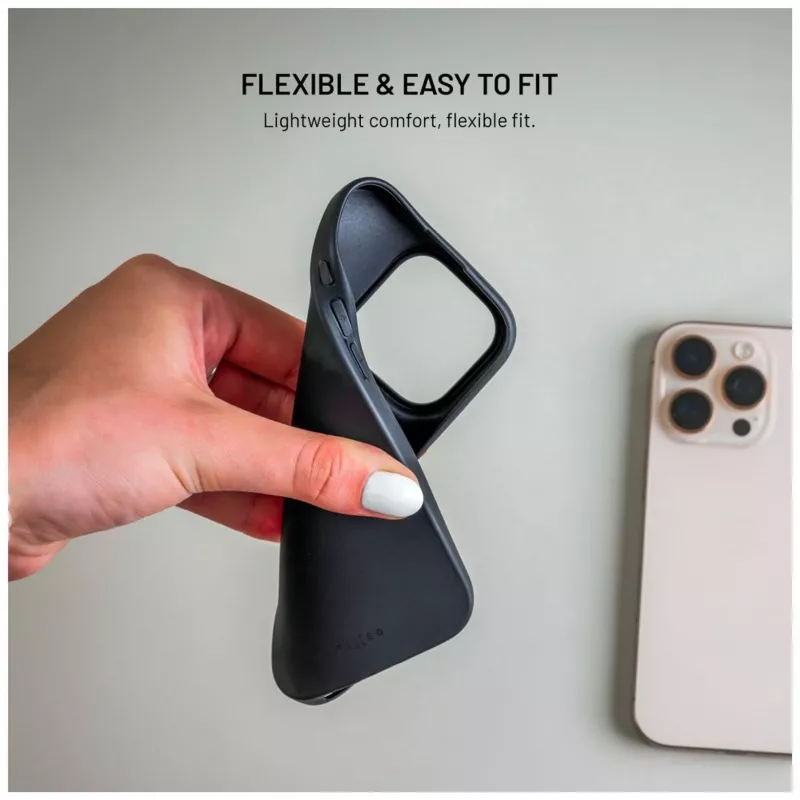 Fixed Story backcover voor Xiaomi Redmi Note 15 Pro+ 5G, gerubberd, zwart