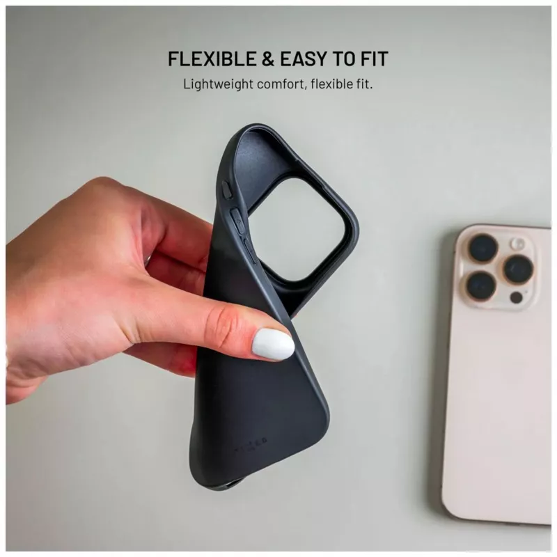 Fixed Story achterkanthoes voor Xiaomi Redmi Note 15 Pro 5G - gerubberd - zwart