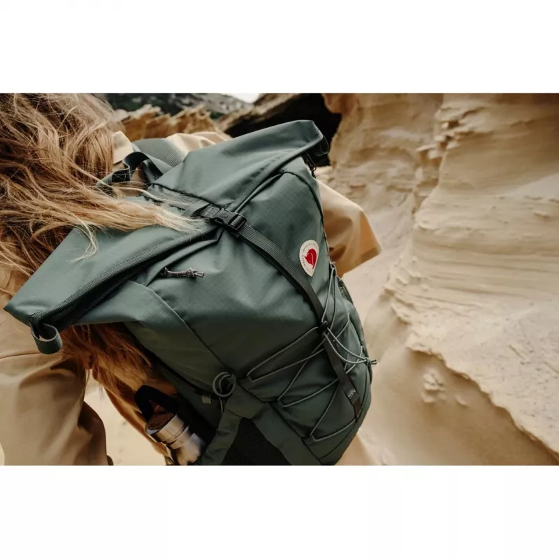 Fjällräven Abisko Hike Foldsack Rugzak - Patina Green