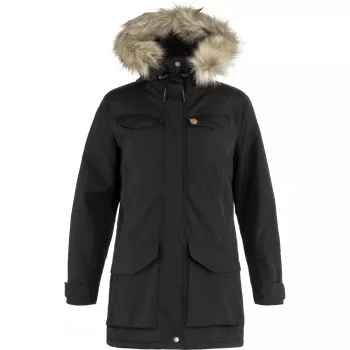 Fjällräven Nuuk parka dames - zwart - maat M