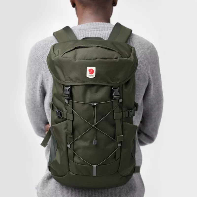Fjällräven Skule Top 26 Rugzak Groen Oxford Gerecycled Polyester