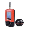 FLYTEC XJ-01 fishfinder - Draagbare draadloze sonar met 125 kHz, 90°-straal, 36 m diepte, FSTN-LCD-display
