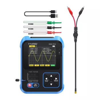 FNIRSI DSO-TC3 handheld digitale oscilloscoop transistor tester signaalgenerator 3-in-1
