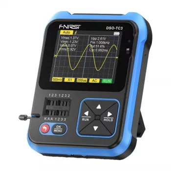 FNIRSI DSO-TC3 handheld digitale oscilloscoop transistor tester signaalgenerator 3-in-1