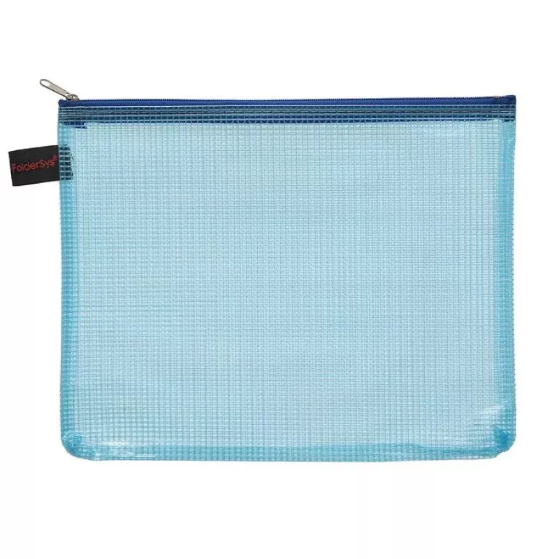FOLDERSYS 10 A5 zipperzakken transparant PVC