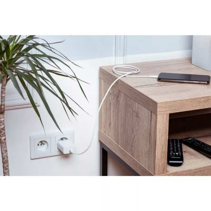 Forcell F-Energy USB-C naar USB-C kabel QC4.0 PD 5A 100W 3m wit C339