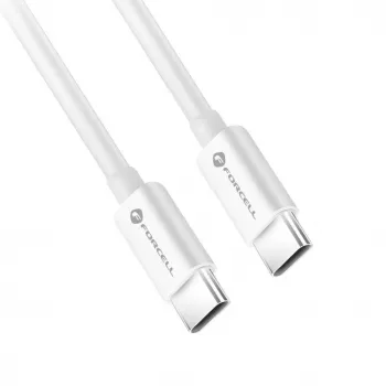 Forcell F-Energy USB-C naar USB-C kabel QC4.0 PD 5A 100W 3m wit C339