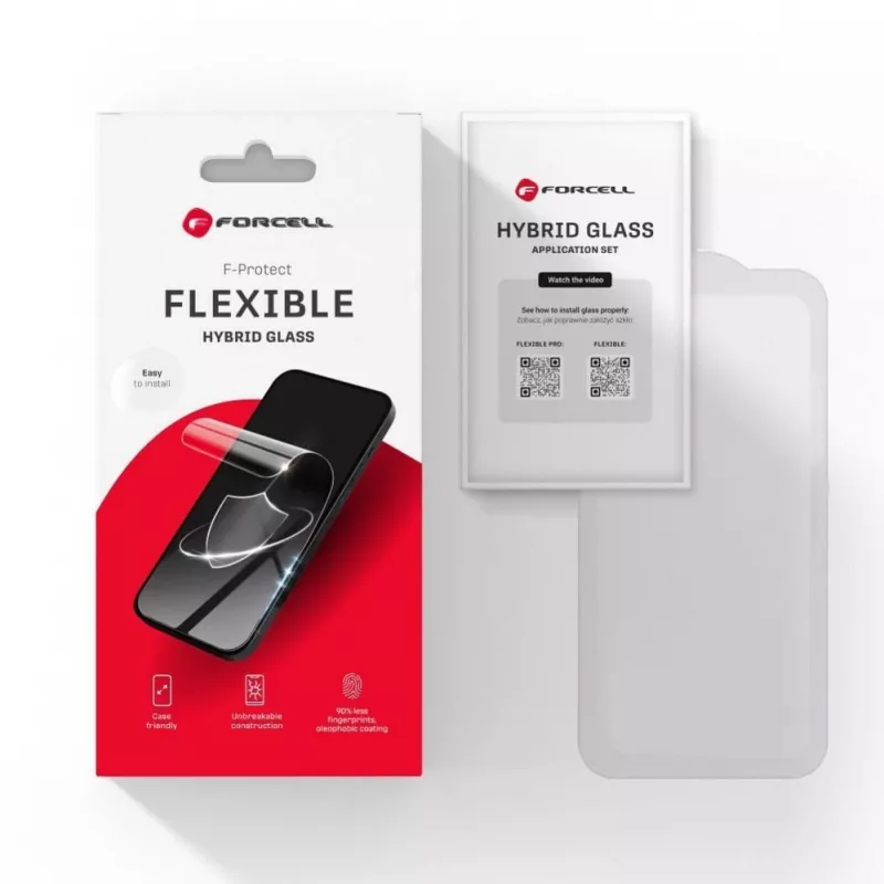 Forcell Hybrid Glass schermbeschermer voor Samsung Galaxy S24 Ultra - flexibel nanoglas