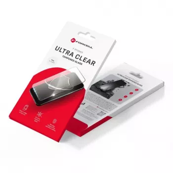 Forcell Ultra Clear Glass gehard glas screenprotector voor Samsung Galaxy S22 / S23 - zwart