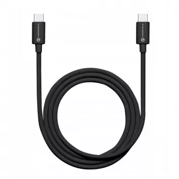 Forcell USB-C naar USB-C kabel F-Energy QC PD Tube 1m C293 zwart