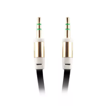 FOREVER universele AUX-kabel 3,5 mm jack naar jack, 1 m, zwart