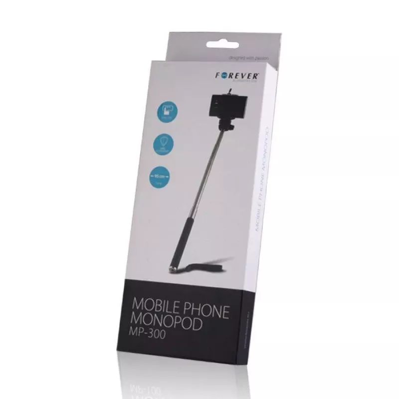 Forever Universele MP-300 telefoonhouder voor in de auto zwart