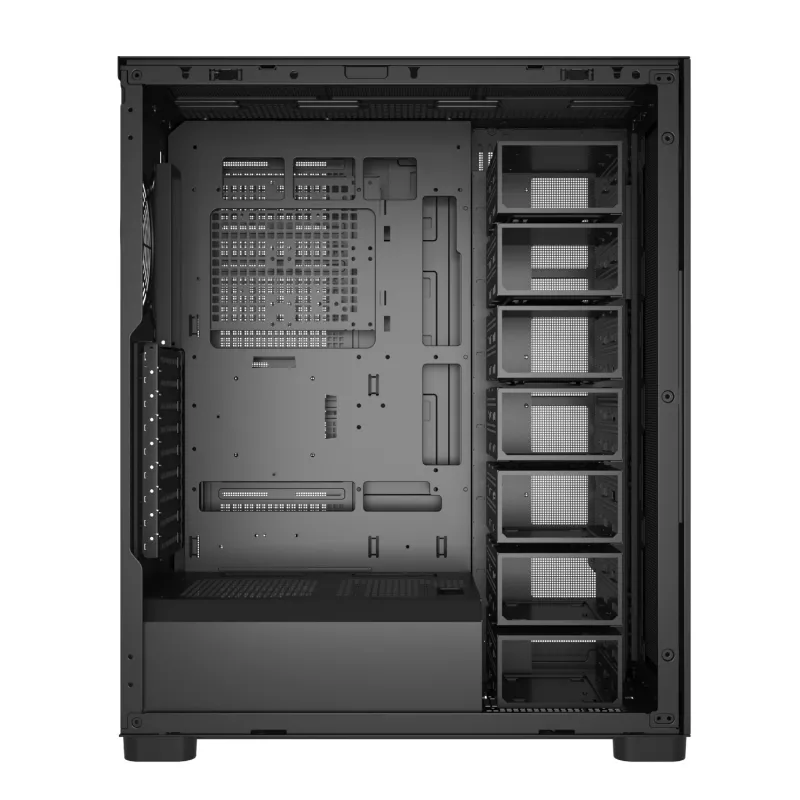 Fortron U660 4U rackmount serverchassis (zwart) - hot-swap 6x 3.5 inch bays, 8 drivecapaciteit