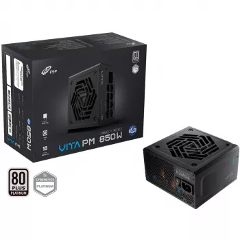 Fortron VITA PM 850W zwart 1x 12-pins High Power GPU 4x PCIe 850 watt