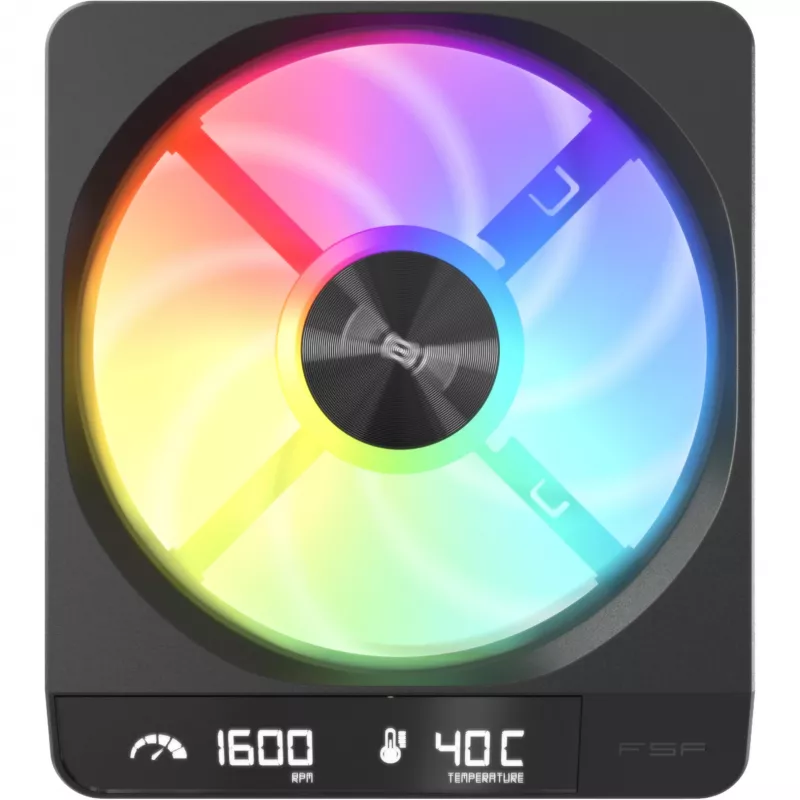 Fortron ZENFAN 120 Black 120 mm behuizingsventilator