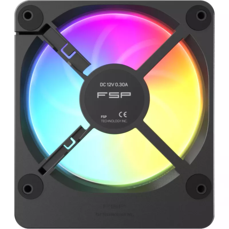 Fortron ZENFAN 120 Black 120 mm behuizingsventilator
