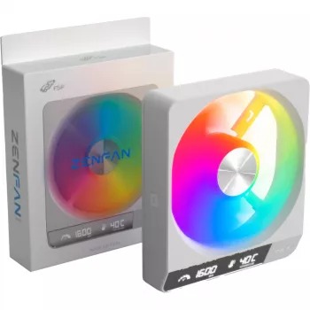 Fortron ZENFAN 120 White 120mm PWM ARGB ventilator