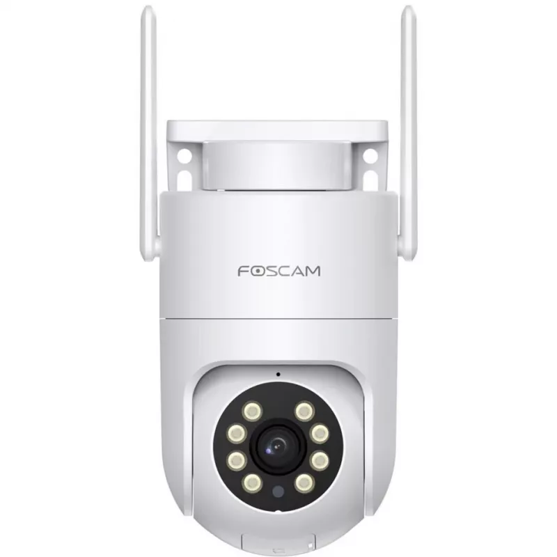 Foscam PD8 draadloze bewakingscamera wit 8MP (3840x2160), WiFi 6 dualband, millimetergolfradar, 360° auto-tracking, pan & tilt