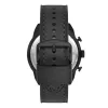 Fossil FS5874 herenhorloge met blauwe wijzerplaat en bruin leren band 42mm