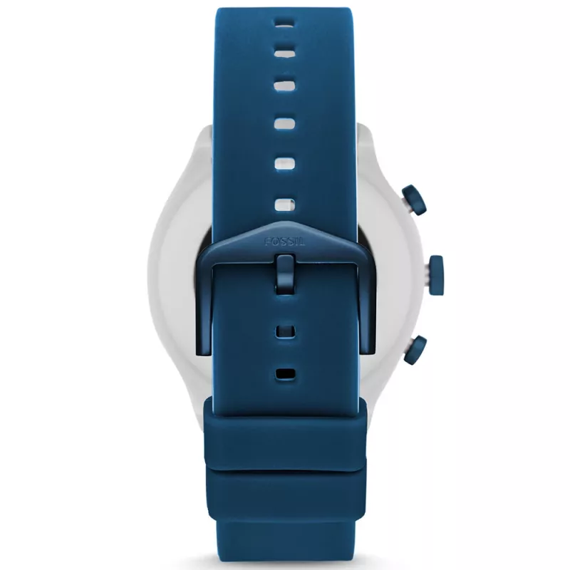 Fossil FTW4036 Gen 5 Smartwatch 44mm RVS siliconen band Wear OS