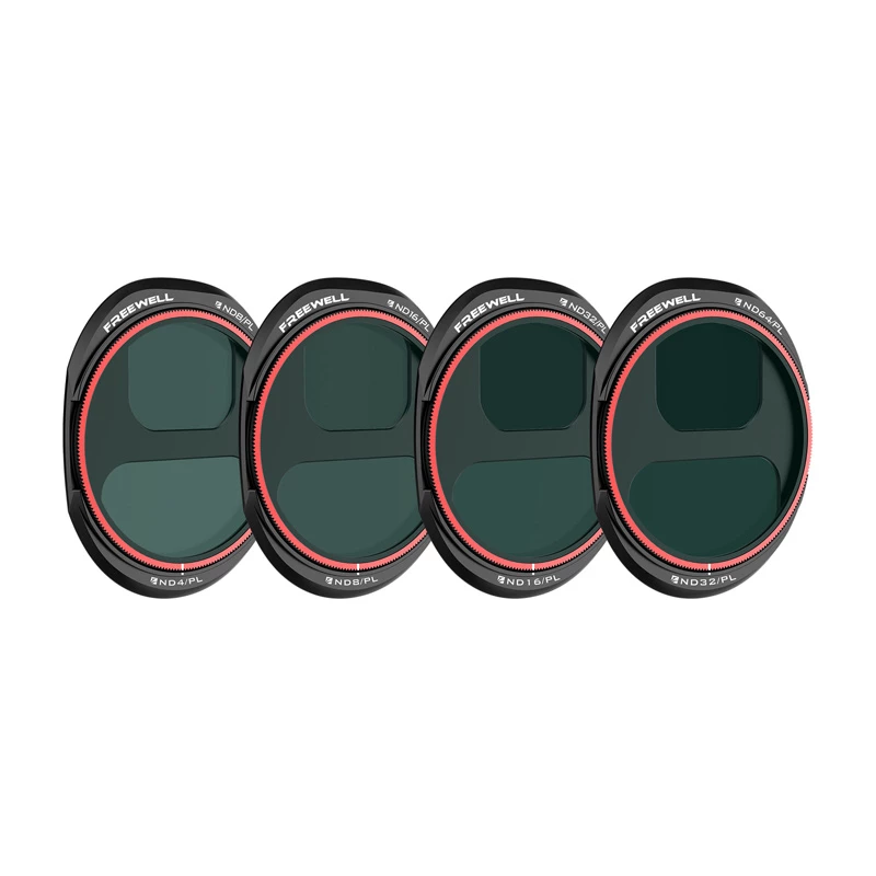 FREEWELL filterset voor DJI Mavic 4 Pro ND/PL Bright Day (4 stuks)
