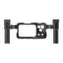 Freewell Genius Rig telefoonhouder voor iPhone 17 Pro Max - zwarte aluminiumlegering kooi met twee handgrepen