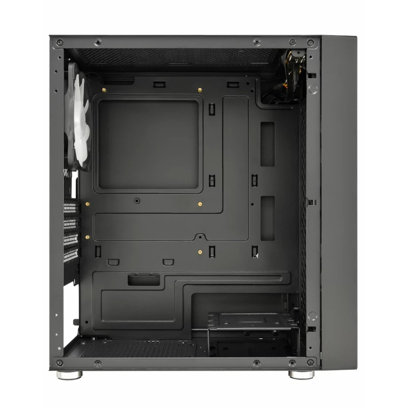 FSP CST130A micro-ATX gaming-behuizing - zwart
