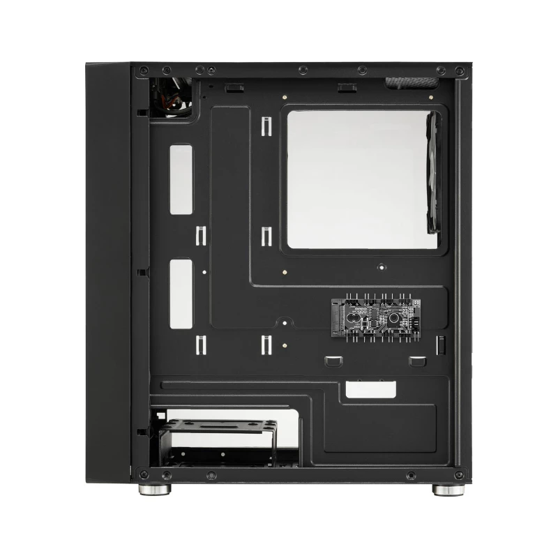 FSP CST130A micro-ATX gaming-behuizing - zwart