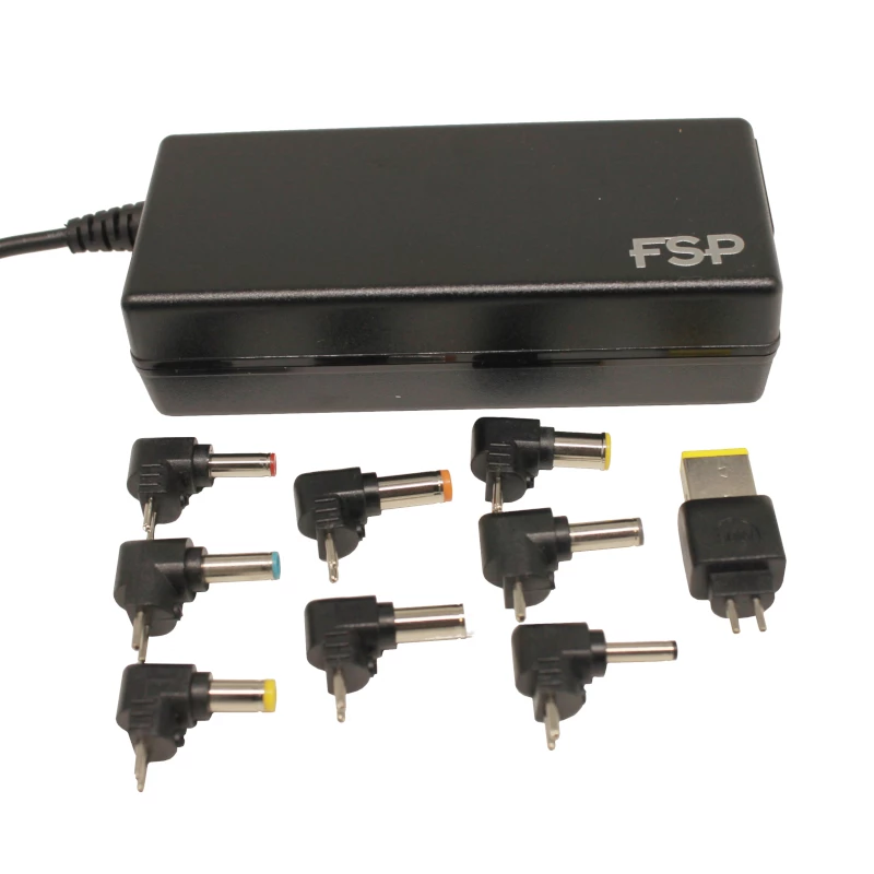 FSP NB 45W universele ultrabook-adapter - 19V 2.37A, 8 tips, zwart