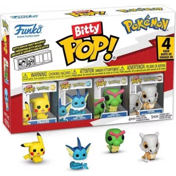 Funko Bitty Pop! Pokémon Serie 1 minifigurenset (4-pack) met Mystery Chase figuur FU81132