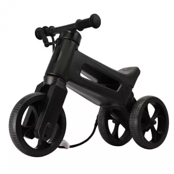 FUNNY WHEELS Rider Super loopfiets, helemaal zwart, speciale editie