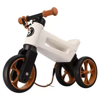 FUNNY WHEELS Rider Super loopfiets, parel / bruin