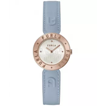 FURLA Arco Chain dames quartz horloge 30mm zilver roestvrij staal