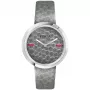 FURLA Giada dames kwartshorloge R4251110501 34mm zilverkleurige wijzerplaat roze leren band