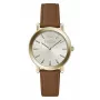FURLA Giada dames quartz horloge WW00003002L2 38mm zilveren wijzerplaat blauw leren band