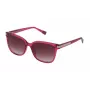 Furla SFU336 zonnebril voor dames - Havana acetaat montuur met bruine verloopglazen - 55/18/135 mm