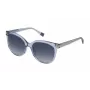 FURLA SFU337-5497DY dameszonnebril, bruin Havana acetaat montuur, bruine verloopglazen, 54 mm