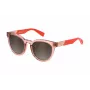 FURLA SFU687-510D48 dameszonnebril - bruin havanna acetaat montuur, bruine verloopglazen, 51 mm