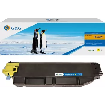 G&G Tonercartridge compatibel met Kyocera TK-5270Y, geel