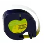 G&G BM-D-G-91222 compatibel labelband voor DYMO 91222, geel met zwarte print, 12 mm x 4 m