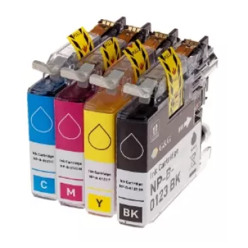G&G compatibele 4-pack High Yield inktcartridges voor HP 364XL - zwart, cyaan, magenta, geel GP-H364XLBKCMY-4P