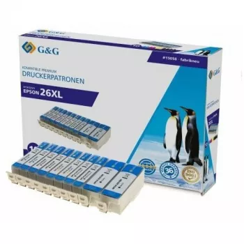 G&G Compatibele inktcartridge-multipack voor Canon PGI-2600XL/CLI-2610XL - Zwart, Cyaan, Magenta, Geel (4-pack)