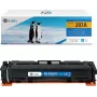 G&G compatibele tonercartridge voor HP 207A / W2211A (cyaan)