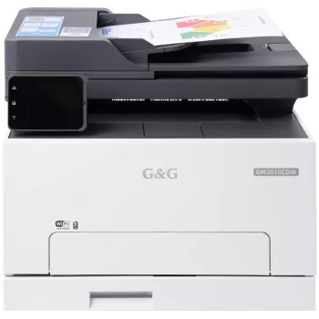 G&G GM2010CDW kleurenlaser multifunctionele printer 3-in-1, 20 ppm, duplex, Wi-Fi, touchscreen