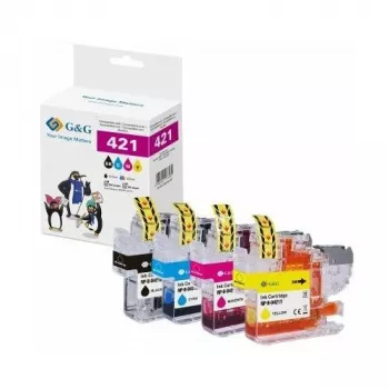 G&G GP-B421BKCMY-4P Inktcartridges 4-pack compatibel met HP OfficeJet Pro (Zwart, Cyaan, Magenta, Geel) High Yield 950XL/951XL