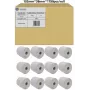 G&G Etikettenrollen compatibel met Zebra 800264-155, Wit, 102 x 38 mm, 12 x 1790 etiketten (19802)