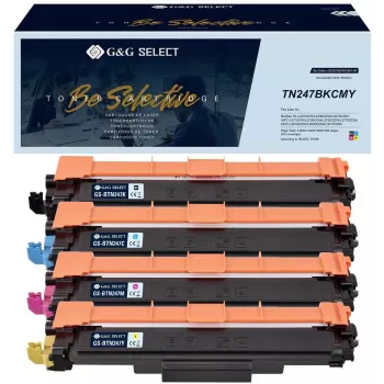 G&G Select Toner 4-pack voor Brother TN-247CMYK BK/C/M/Y (21134)