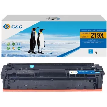 G&G tonerpatroon als vervanging voor HP 219X / W2191X cyaan High Yield GG-PH2191XFC