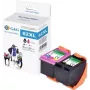 G&G XL compatibele inktpatroon multipack voor HP 62XL zwart + driekleurig (20632)