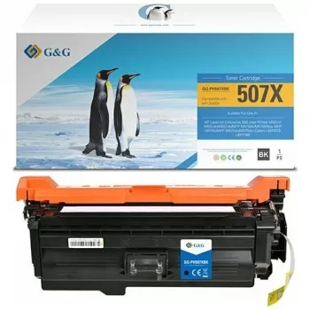 G&G XL toner compatibel met HP 507X / CE400X zwart hoge capaciteit